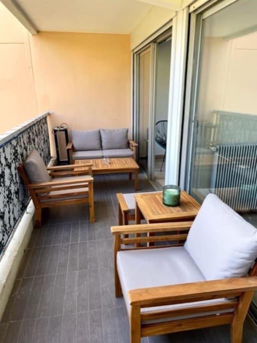 Appartement En Residence Avec Piscine, Cinema Nice Luaran gambar